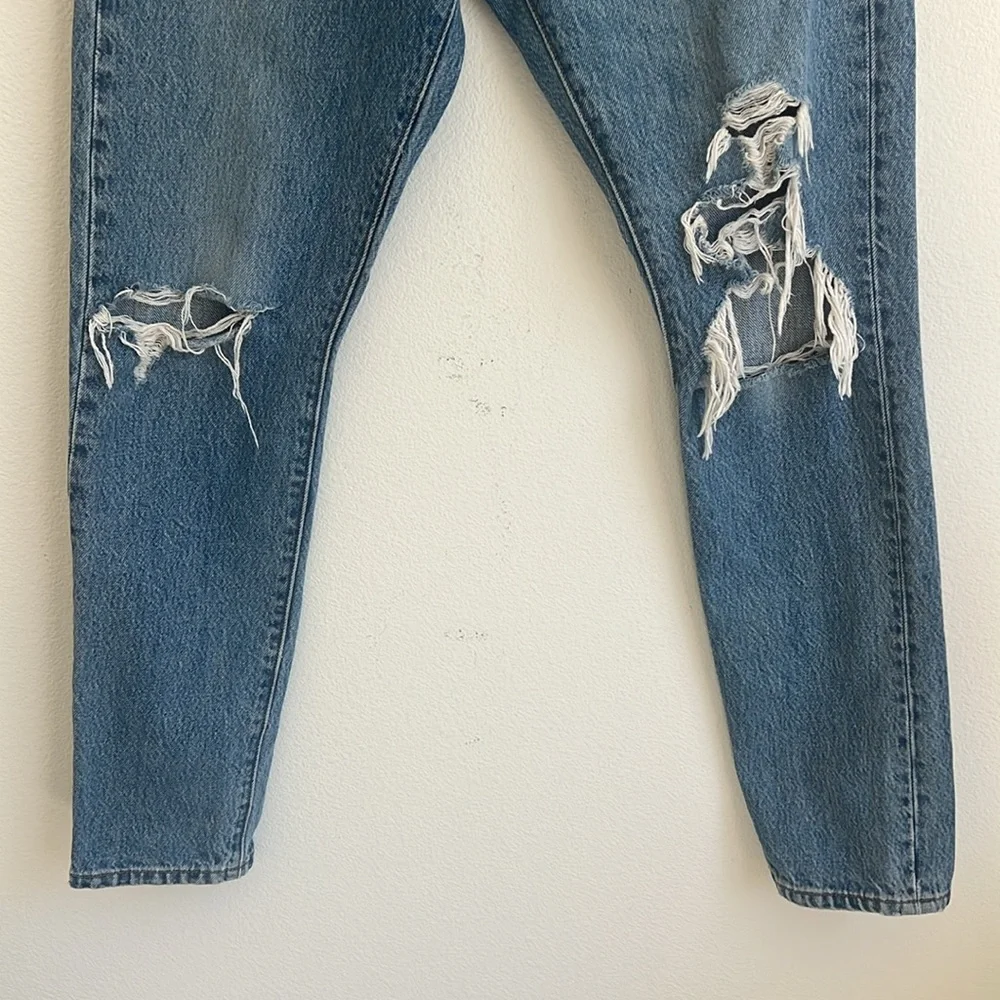 Levi's 501 S Skinny Quality Premium Distressed Jeans